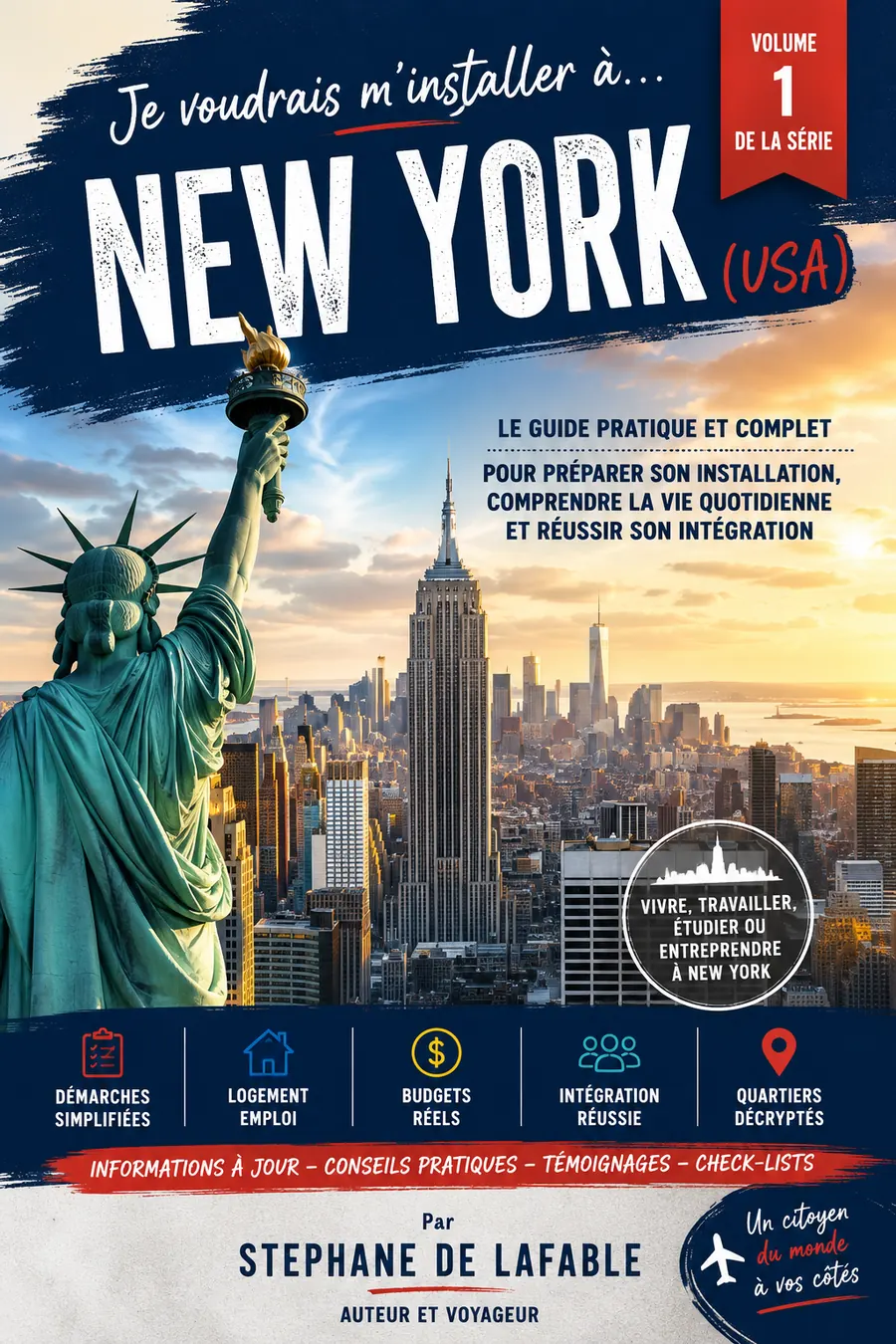 Je voudrais m’installer à New York (USA) cover